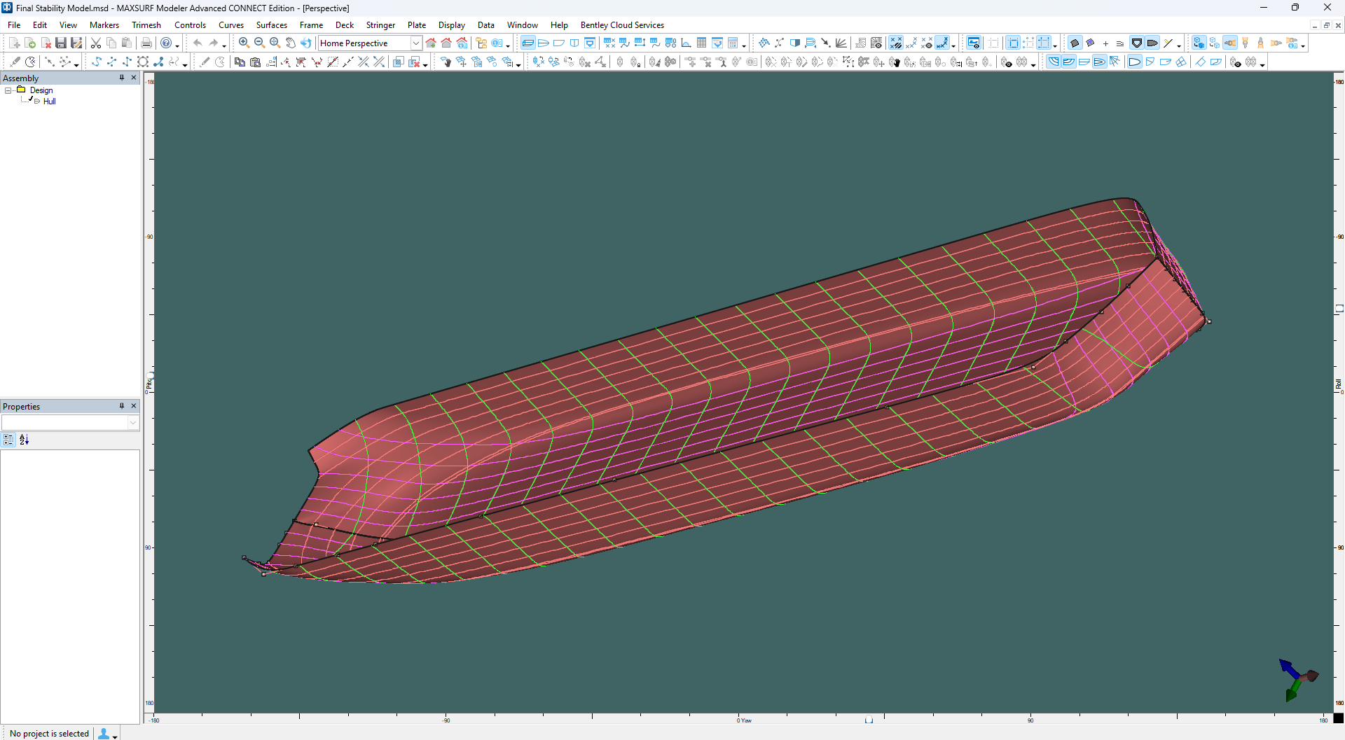 Maxsurf Hull Design