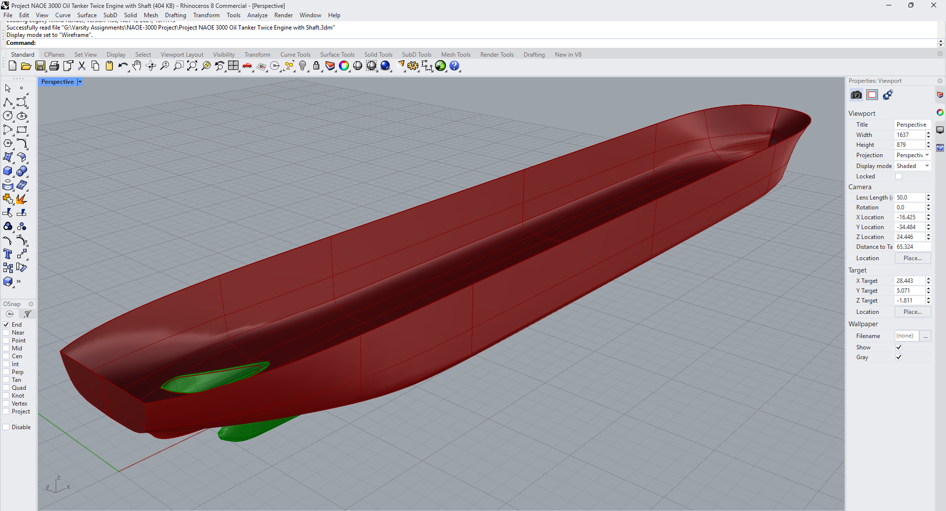 Academic Ship Design Project